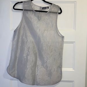 Tildon sheer tank top